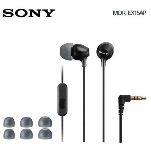 Sony MDR-Ex15AP In-ear Headphones with Mic Box Contents