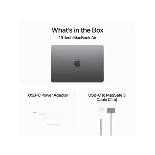 MacBook Air 13-inch M3 Chip 512gb + 8gb Space Grey (MRXP3) Box Contents