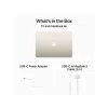 MacBook Air 13-inch M3 Chip 512gb + 8gb Starlight (MRXU3) Box Contents