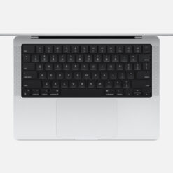 MacBook Pro 14-inch M4 chip Silver overhead