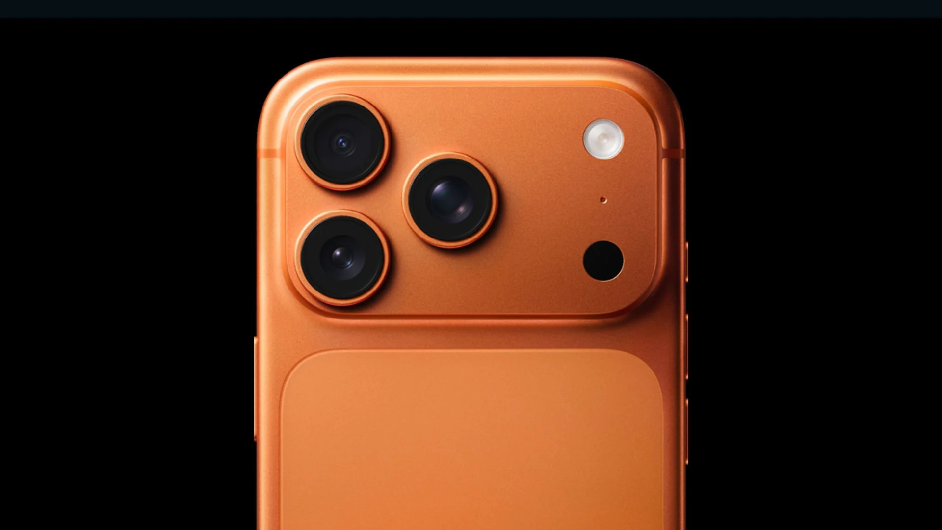 iPhone 17 Pro Cosmic Orange Cameras